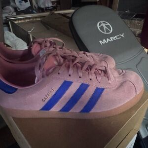 Adidas Gazelle Sneakers in Pink and Blue
